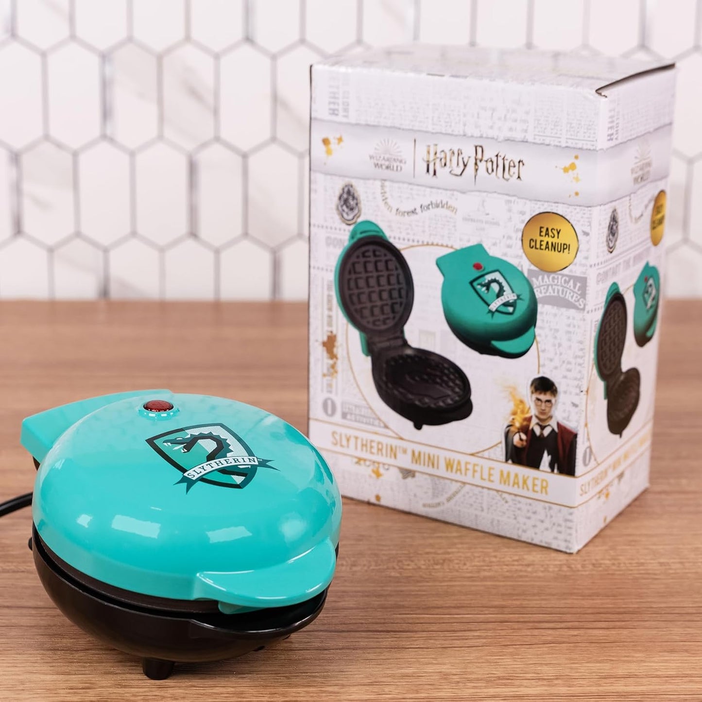 Harry Potter Slytherin Mini Waffle Maker - GeekCore