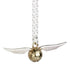 Harry Potter Sterling Silver Golden Snitch Pendant - GeekCore