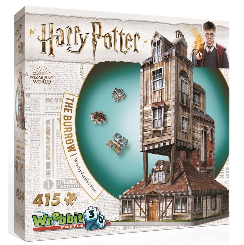 Harry Potter The Burrow 3D Puzzle - GeekCore