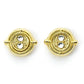 Harry Potter Time Turner Gold Plated Stud Earrings - GeekCore