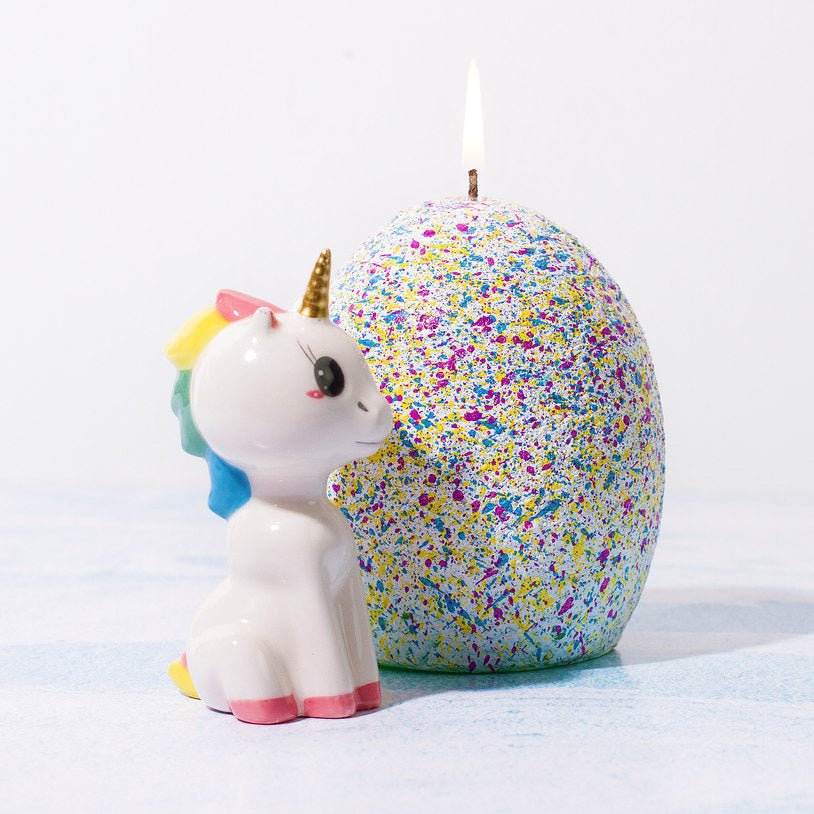 Hatching Unicorn Candle - GeekCore
