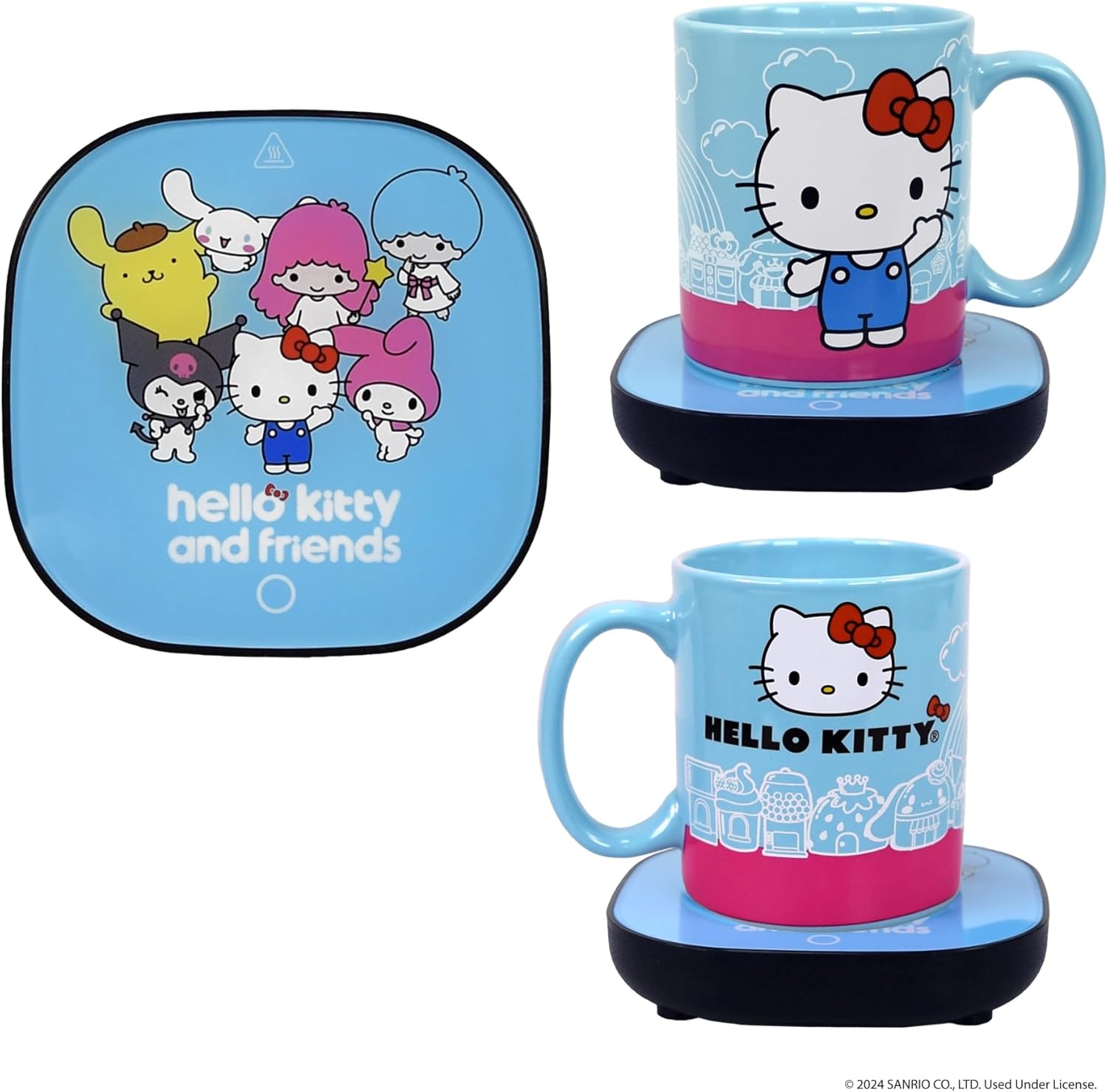 Hello Kitty Coffee Mug & Warmer Set - GeekCore
