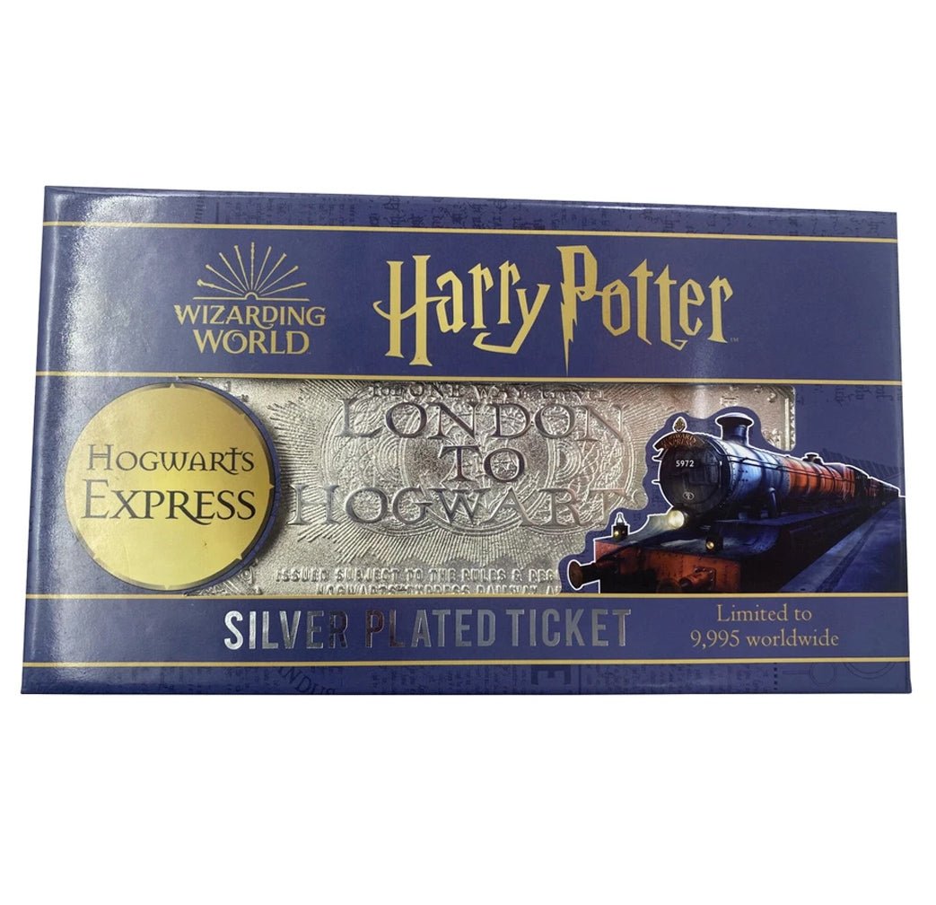 Hogwarts Express Silver Plated Limited Edition Ticket - GeekCore