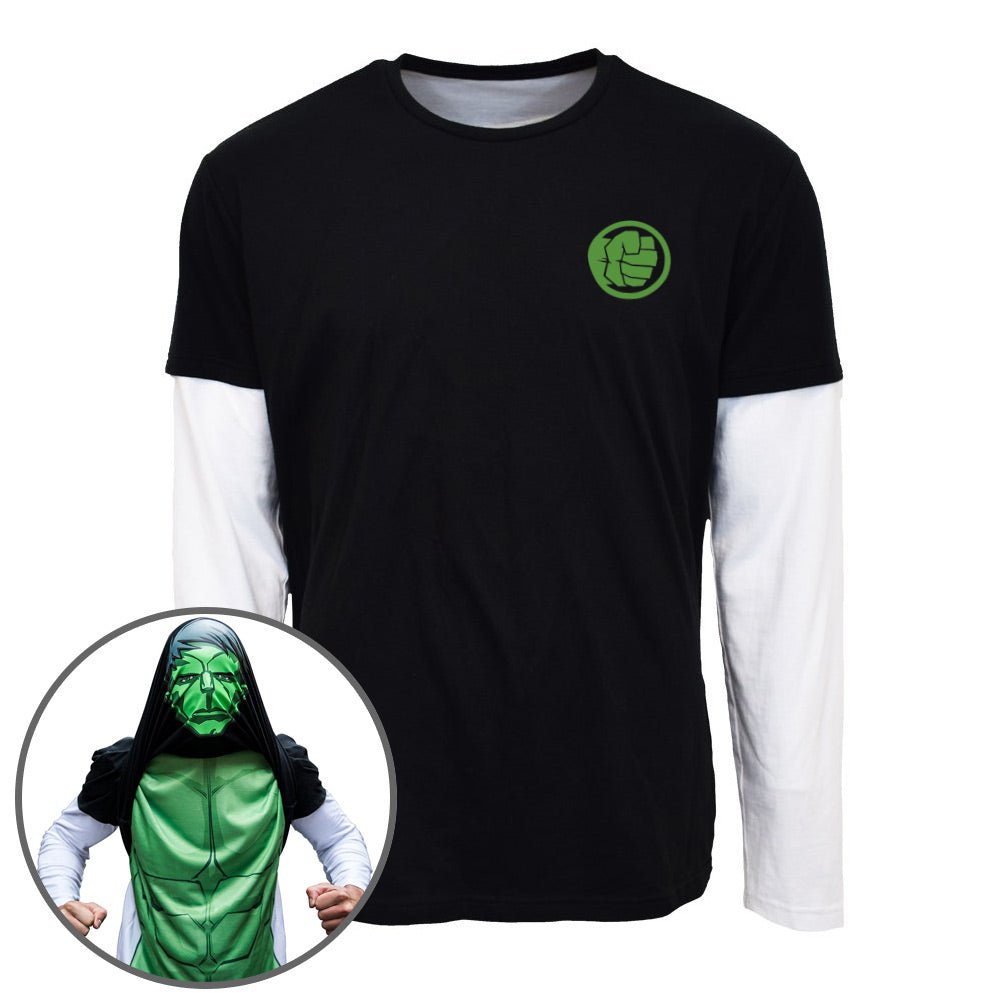 Hulk Reversible Long Sleeve T - Shirt - GeekCore