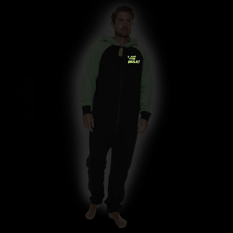 Incredible Hulk Glow In The Dark Onesie - GeekCore