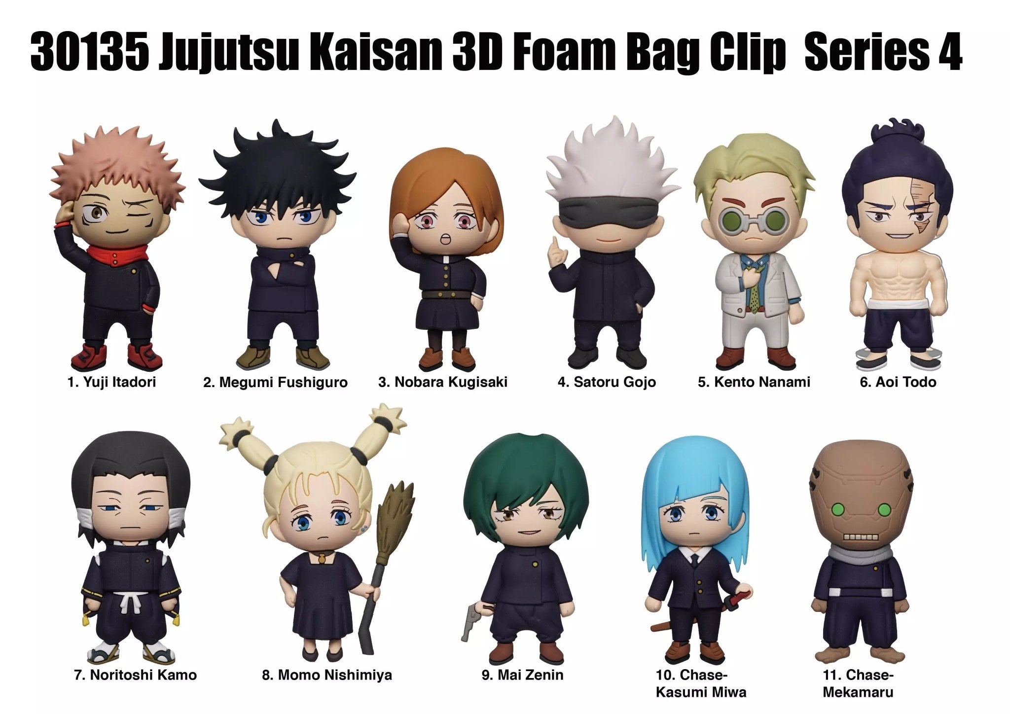 Jujutsu Kaisen Series 4 Blind Bag Mystery Bag Clip - GeekCore