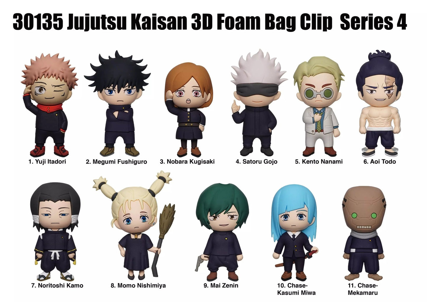 Jujutsu Kaisen Series 4 Blind Bag Mystery Bag Clip - GeekCore