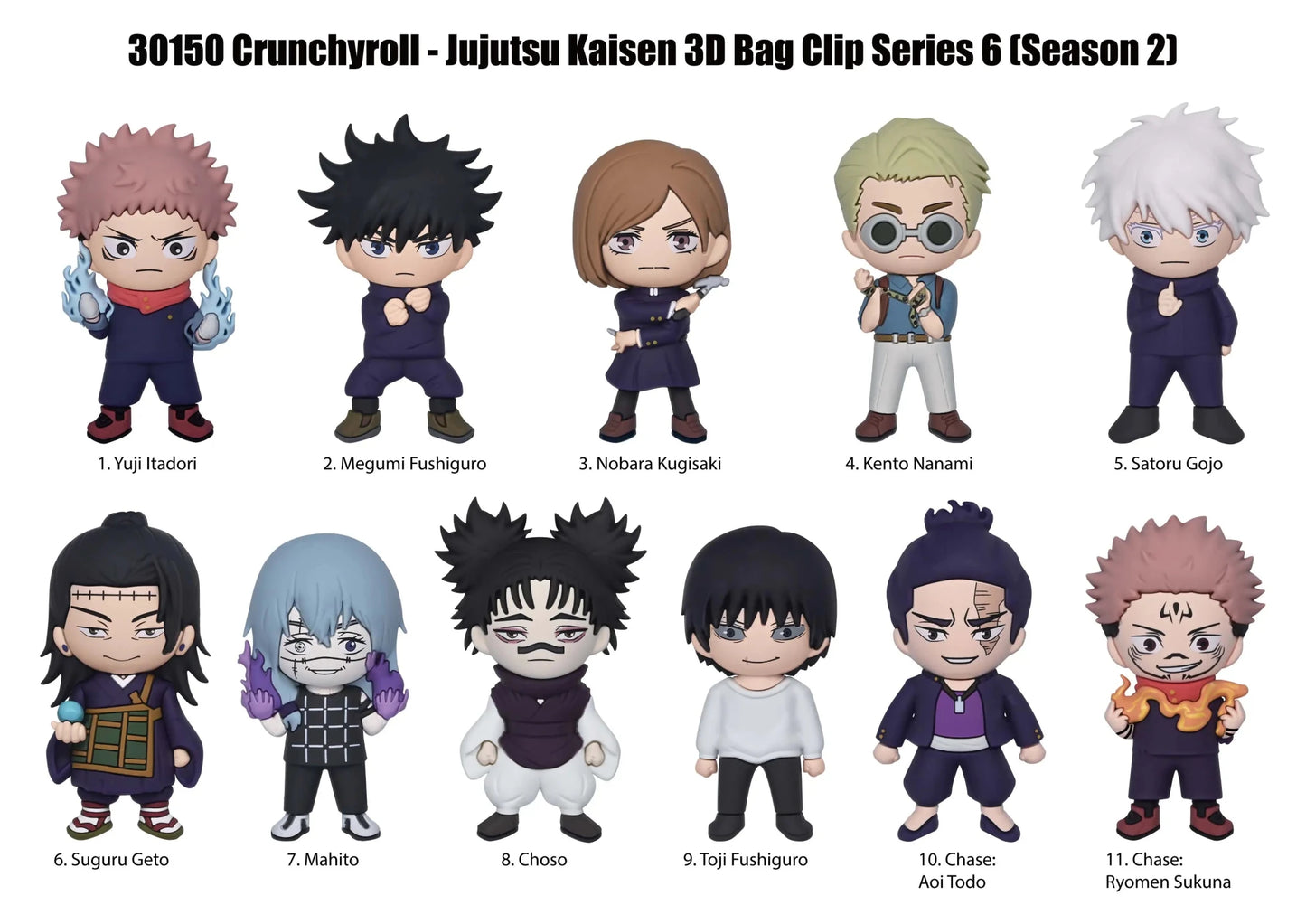 Jujutsu Kaisen Series 6 Blind Bag Mystery Bag Clip - GeekCore