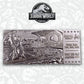 Jurassic World Mosasaurus Silver Plated Collectible Ticket - GeekCore