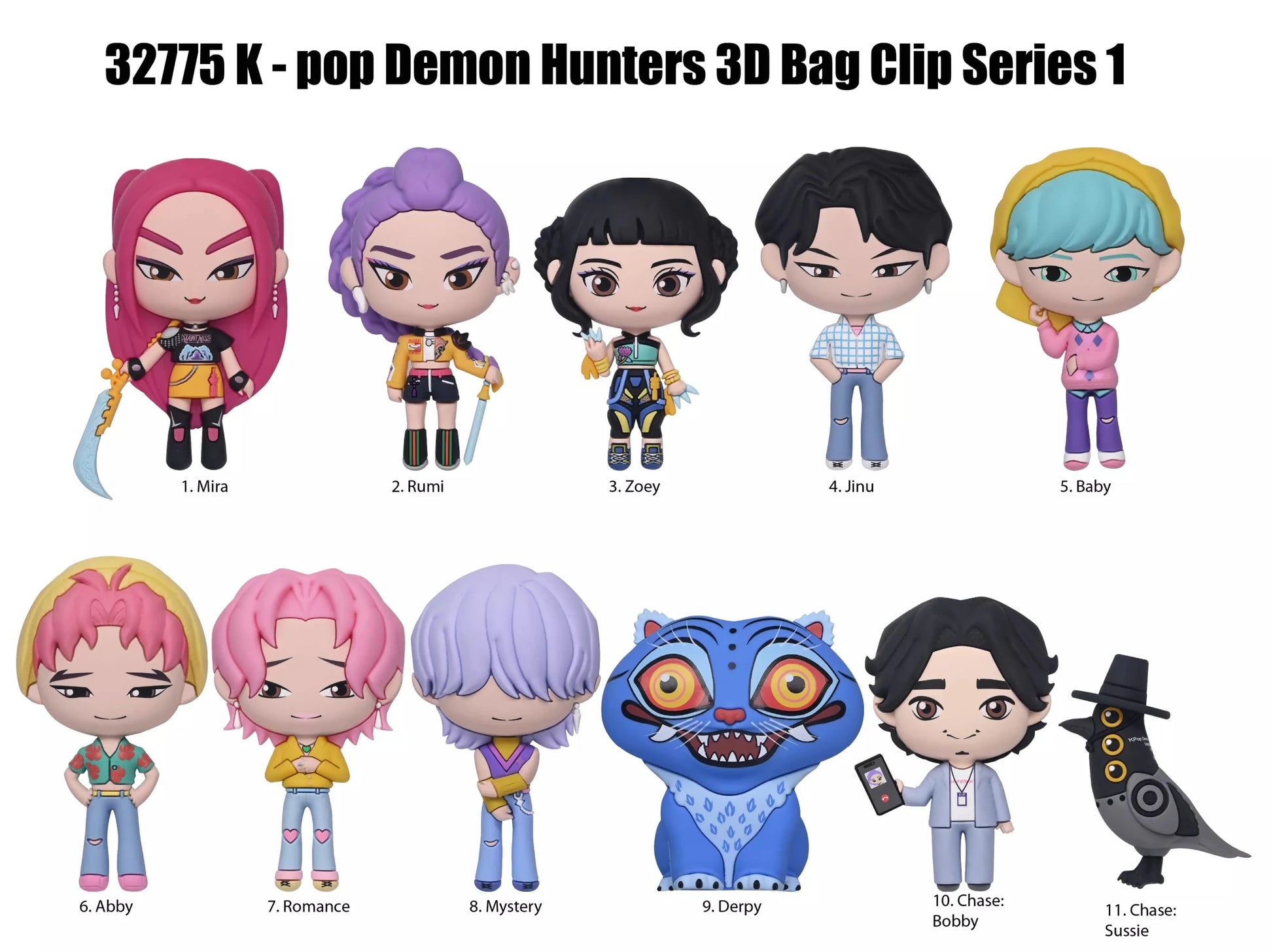 K-Pop Demon Hunters Series 1 Blind Bag Mystery Bag Clip - GeekCore