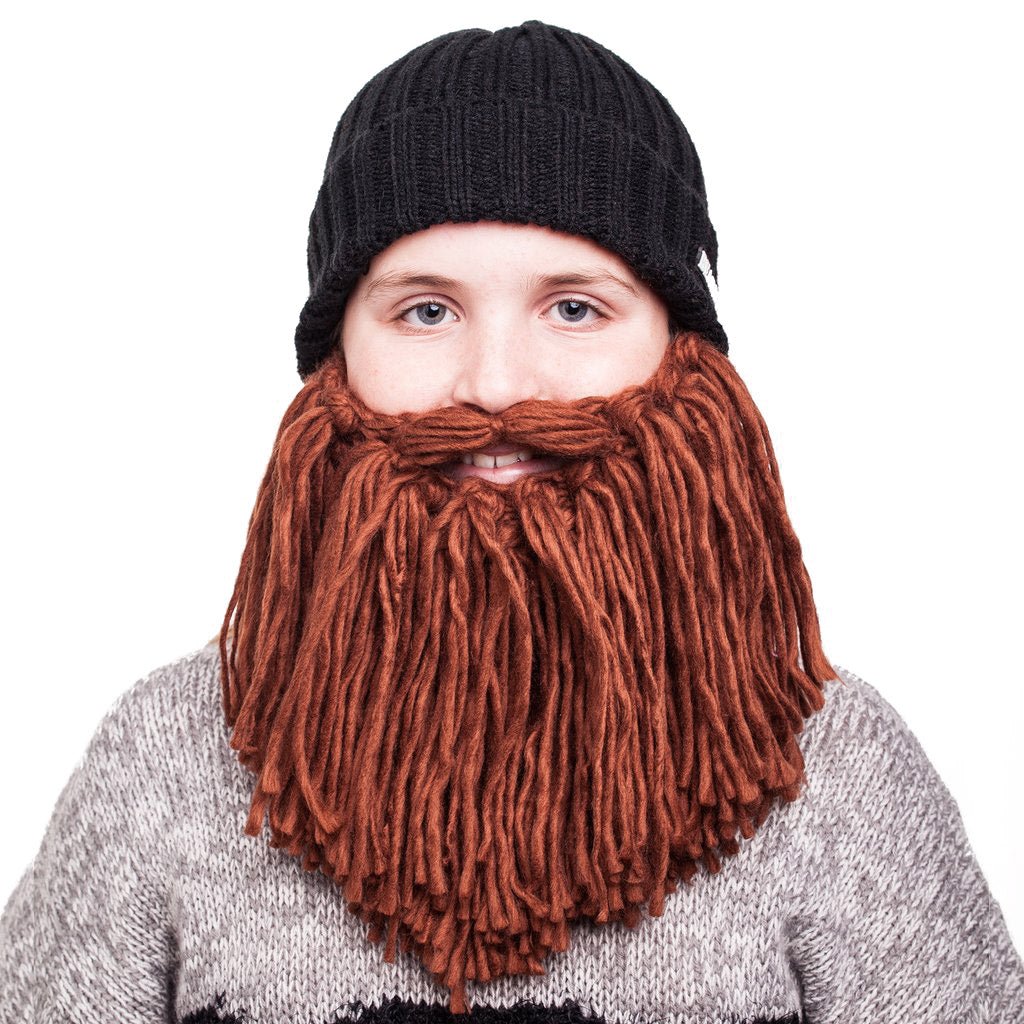 Kids Lumberjack Beard Hat - GeekCore