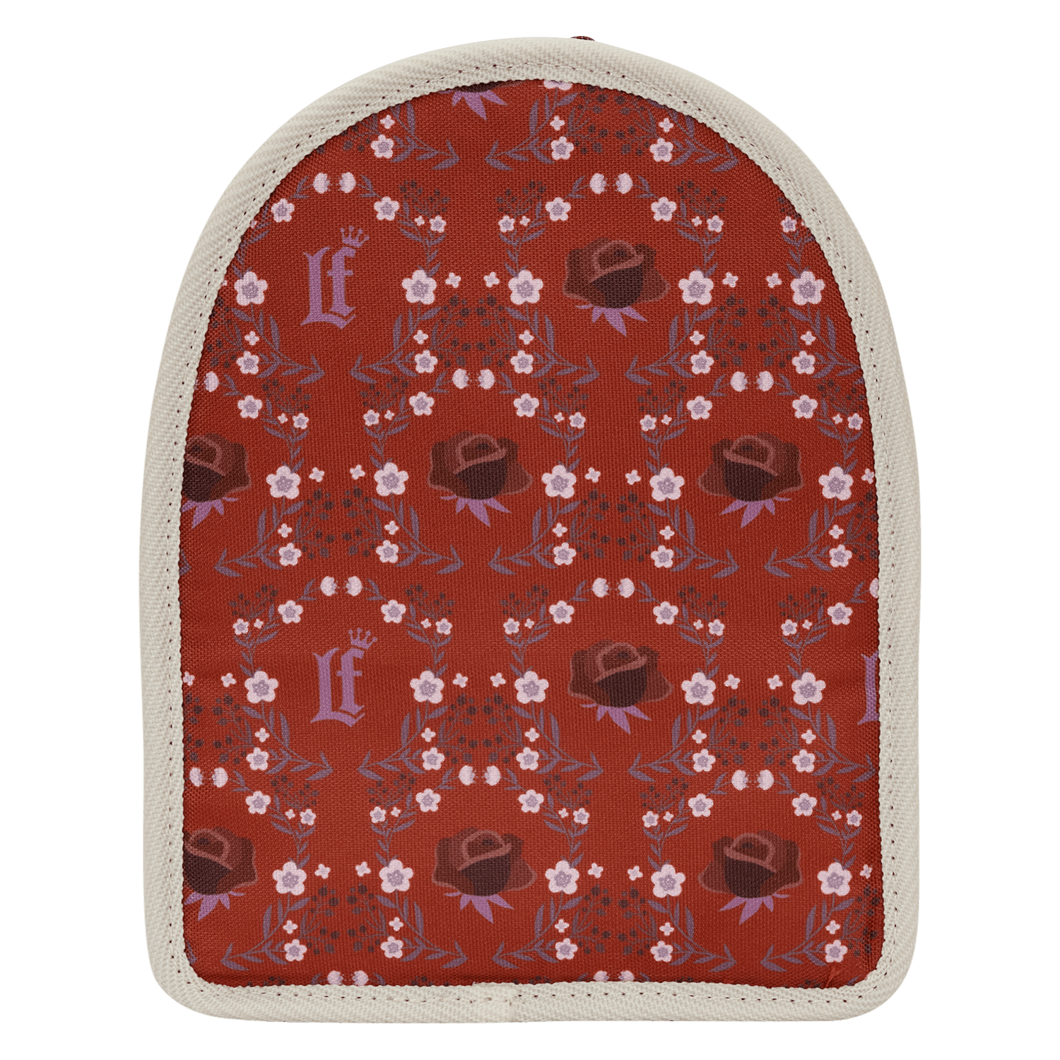 Loungefly Cream & Red Floral Light - Up Mini Backpack Insert Organizer - GeekCore