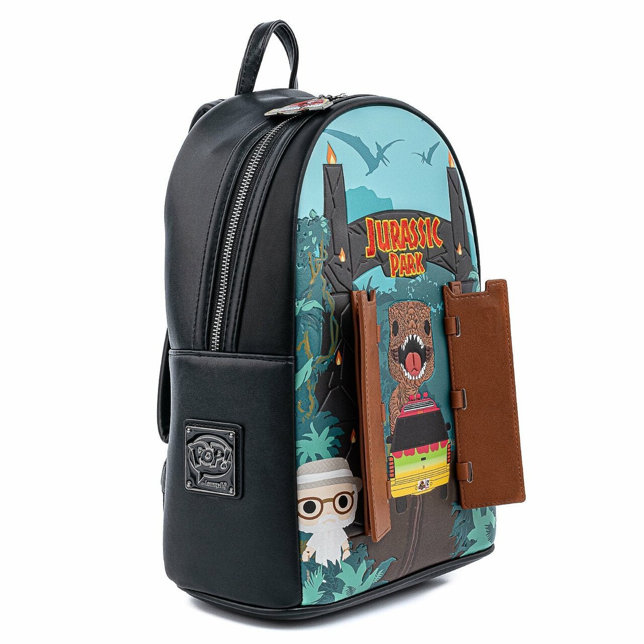 Loungefly Jurassic Park Gates Mini Backpack - GeekCore