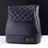 Loungefly Original Black Quilted Pin Trader Convertible Mini Backpack & Crossbody Bag - GeekCore