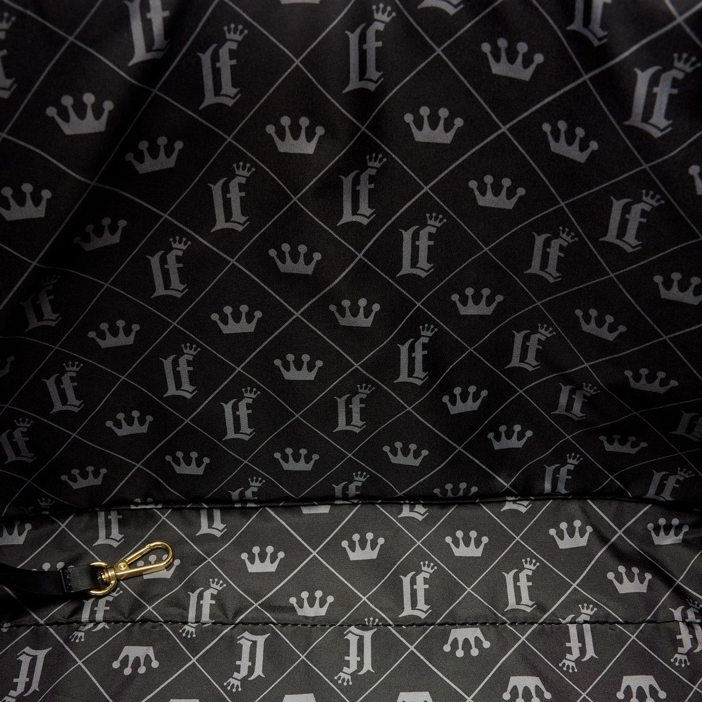 Loungefly Originals Black Quilted Pin Trader Convertible Tote Bag - GeekCore