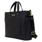 Loungefly Originals Black Quilted Pin Trader Convertible Tote Bag - GeekCore