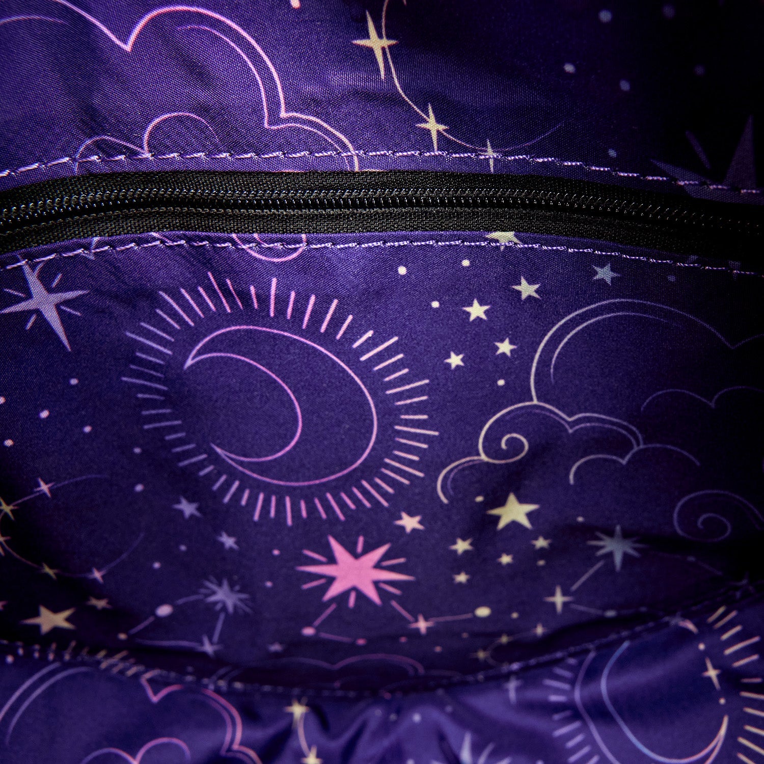 Loungefly Originals Celestial Cat Heart Crossbody Bag - GeekCore
