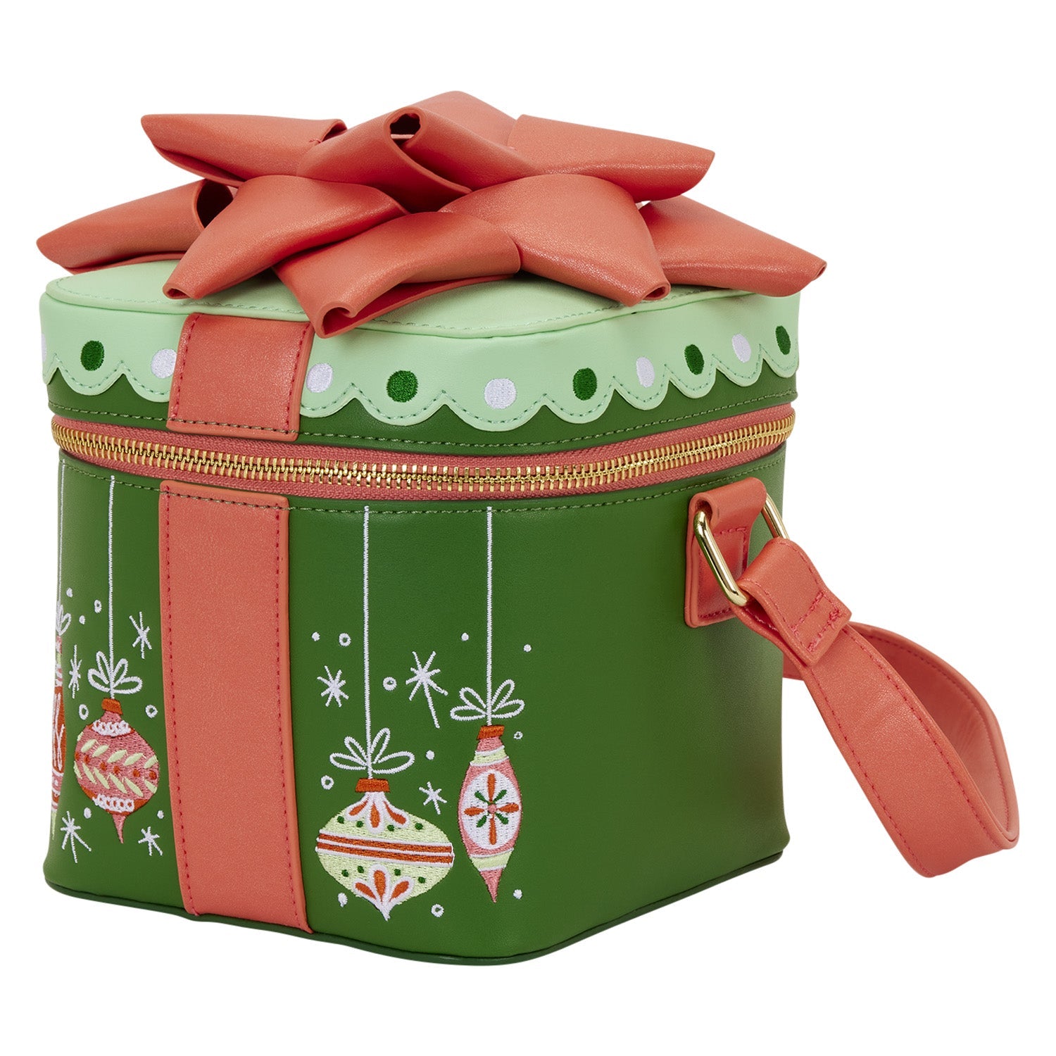 Loungefly Originals Figural Holiday Gift Crossbody Bag - GeekCore