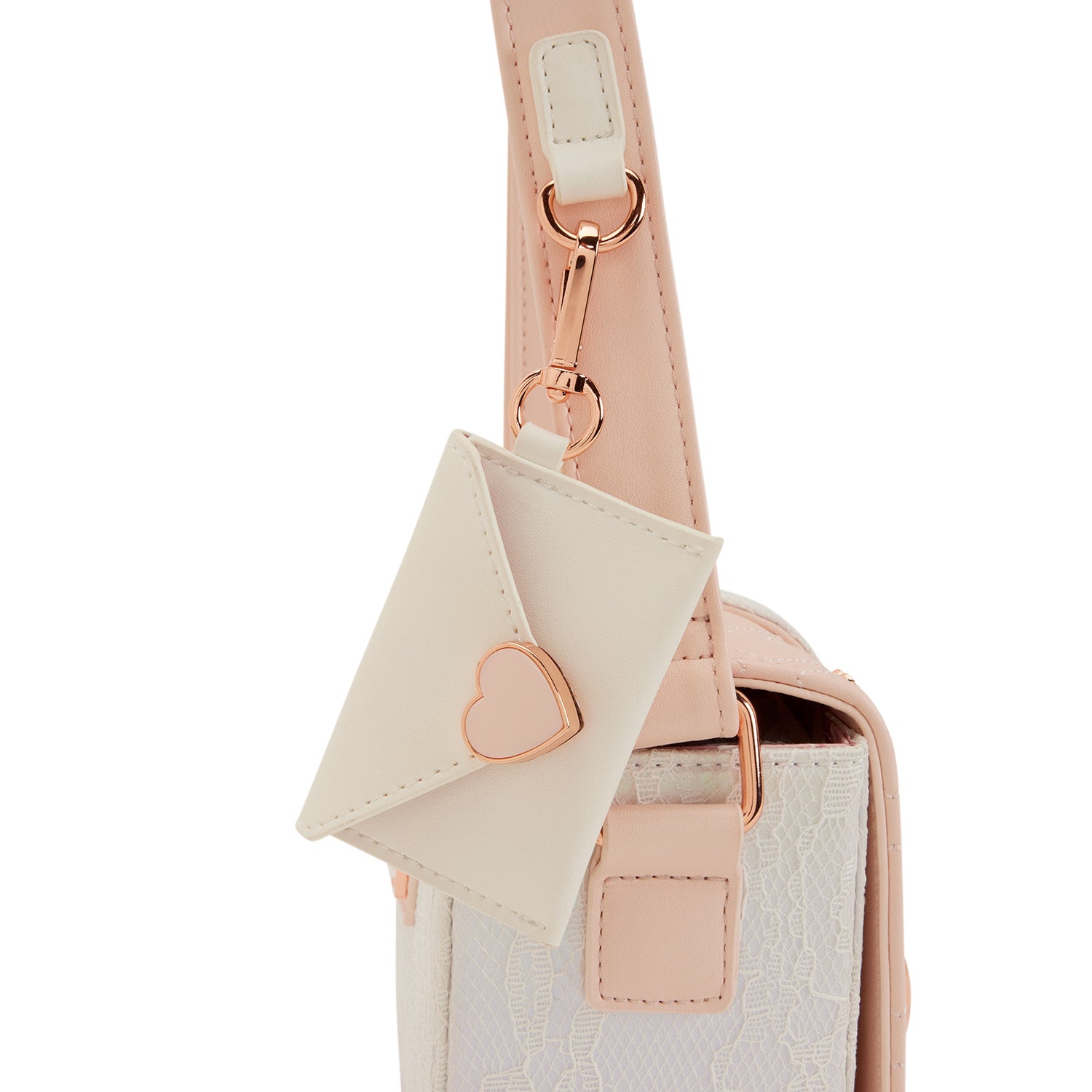 Loungefly Originals Heart Envelope Crossbody Bag With Bag Charm - GeekCore