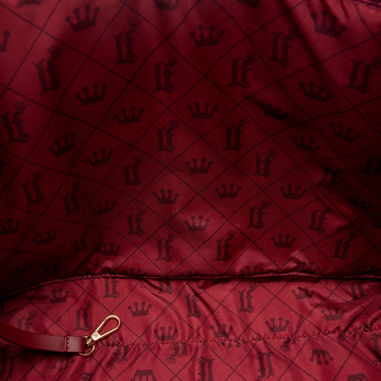 Loungefly Originals Red Quilted Pin Trader Convertible Tote Bag - GeekCore