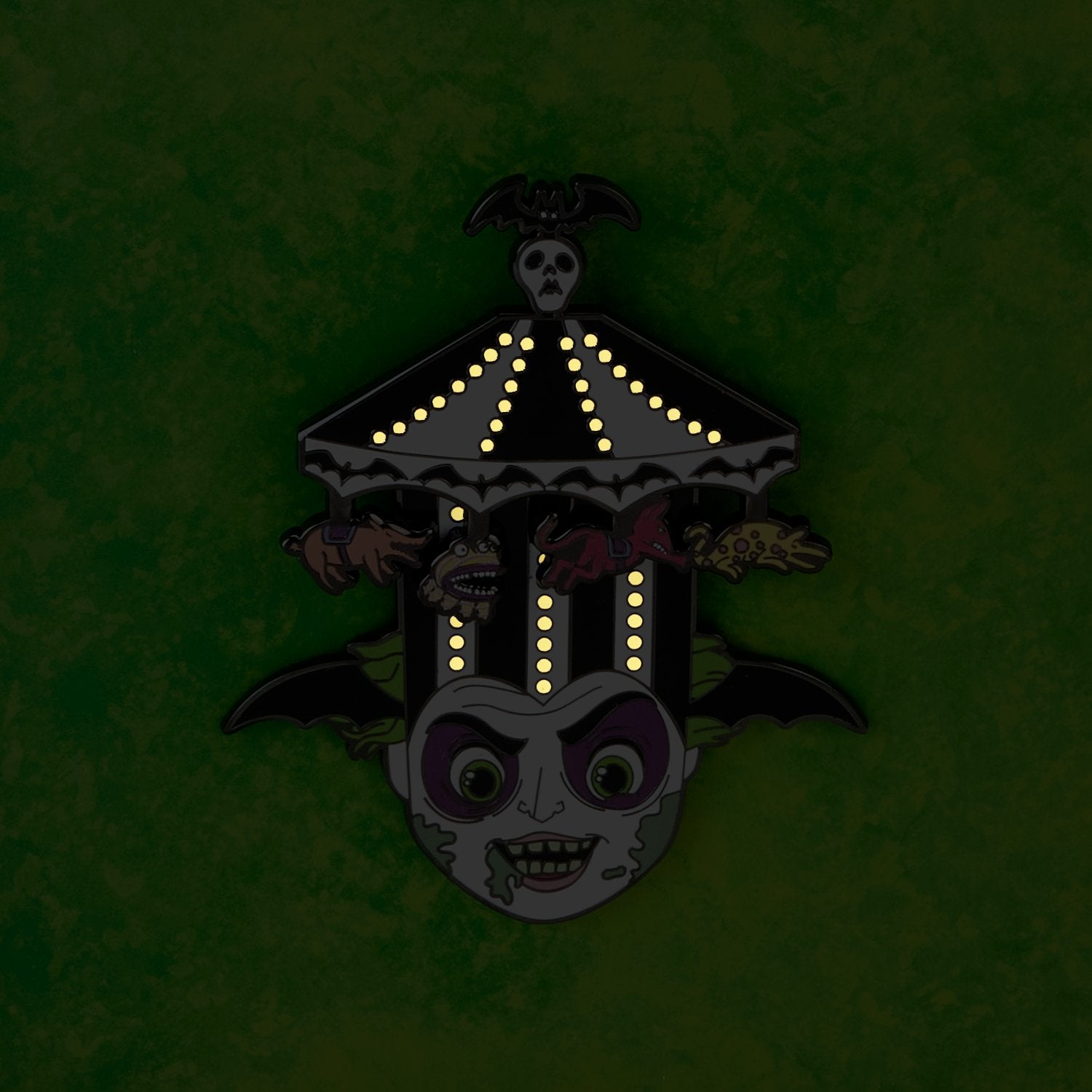 Loungefly x Beetlejuice Carousel Hat Sliding 3" Collector Box Pin - GeekCore