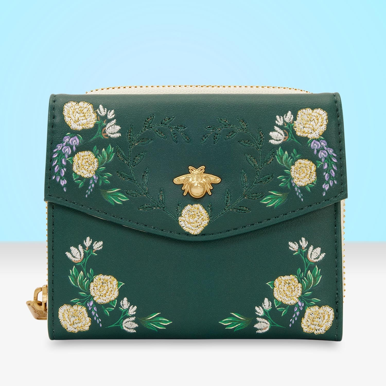 Loungefly x Bridgerton Floral Zip Around Wallet - GeekCore