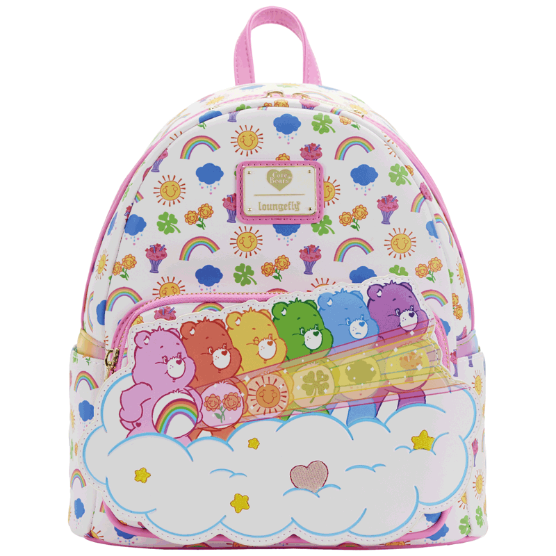 Loungefly x Care Bears Rainbow Stare Mini Backpack - GeekCore