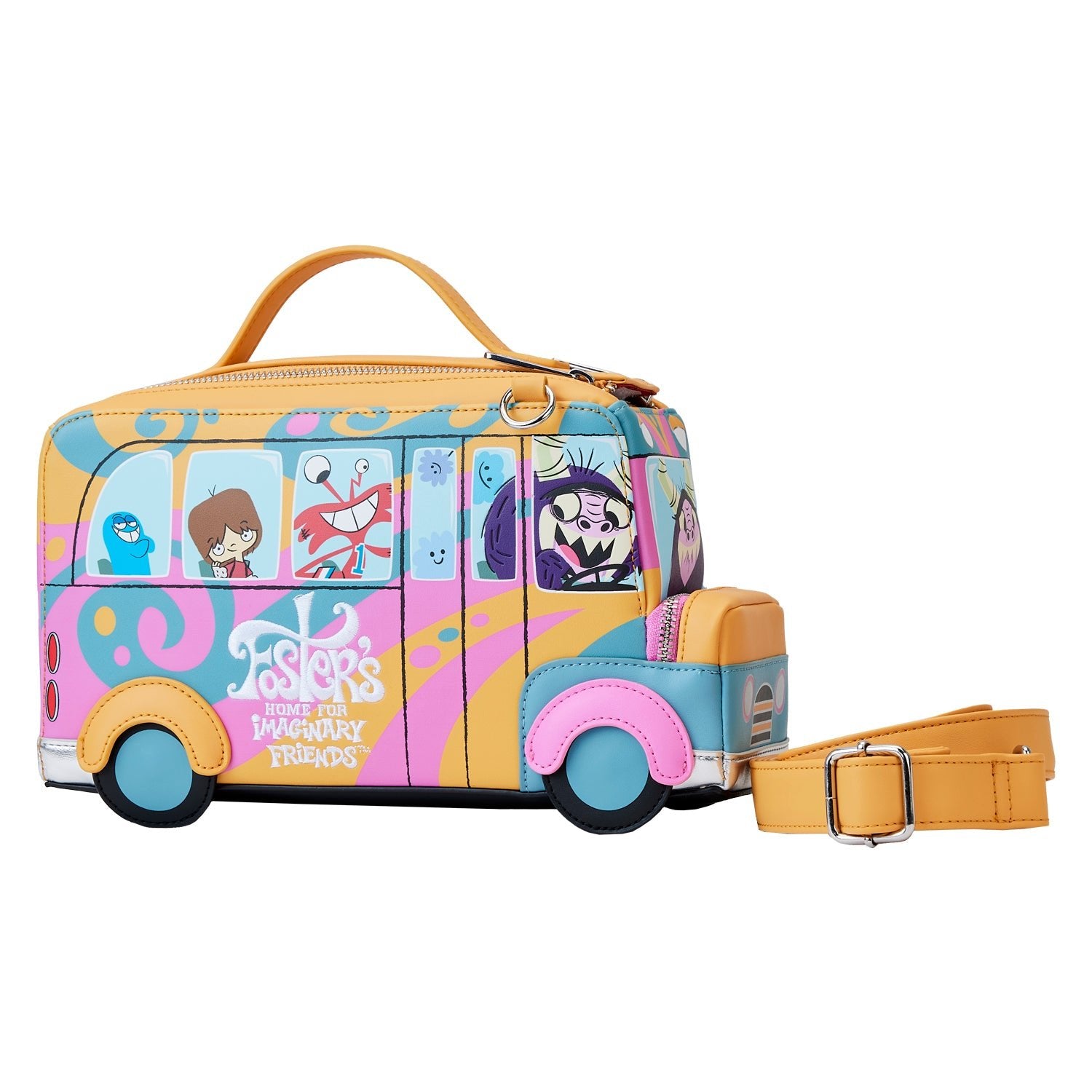 Loungefly x Cartoon Network Foster's Home For Imaginary Friends Figural Bus Crossbody Bag - GeekCore