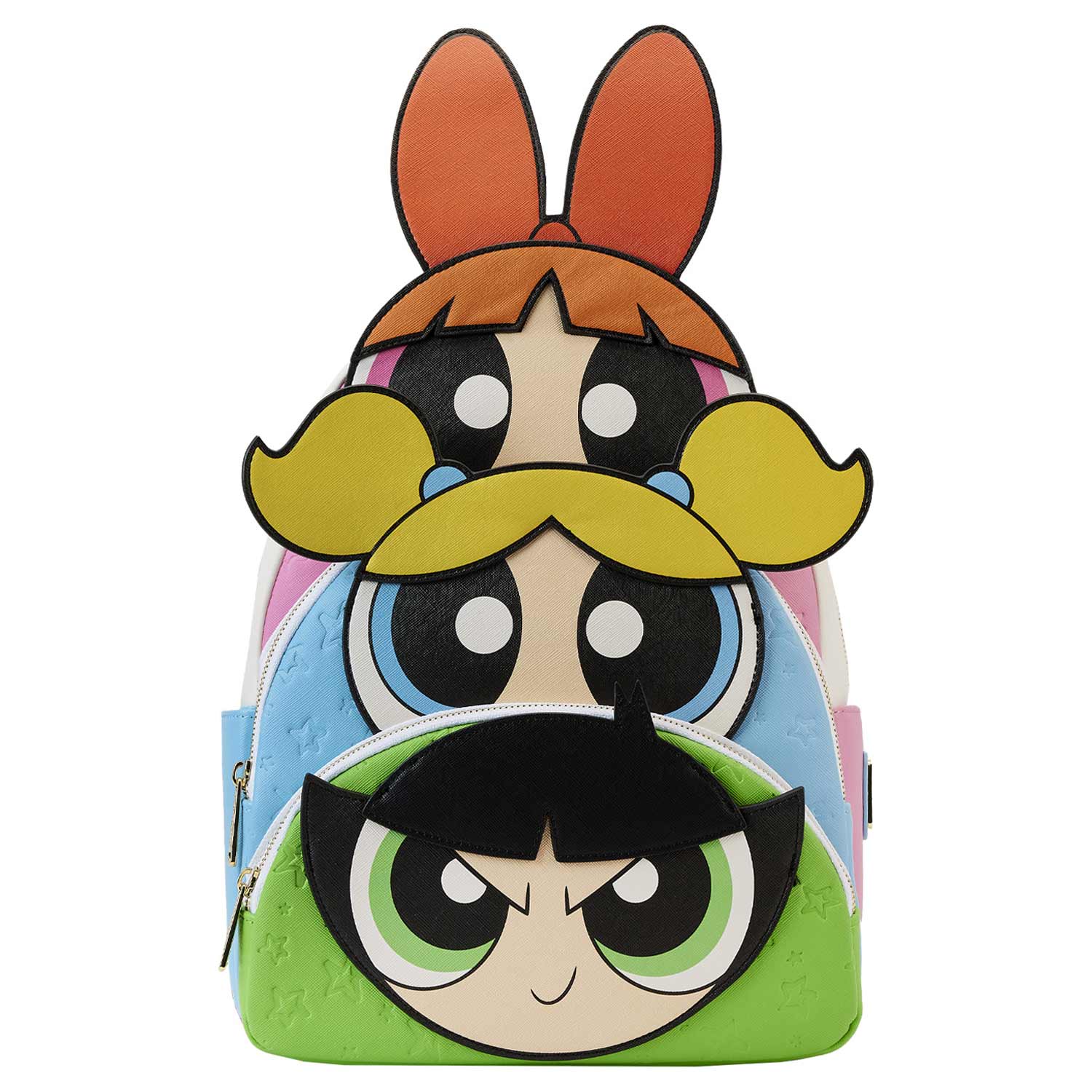 Loungefly x Cartoon Network Powerpuff Girls Triple Pocket Mini Backpack - GeekCore