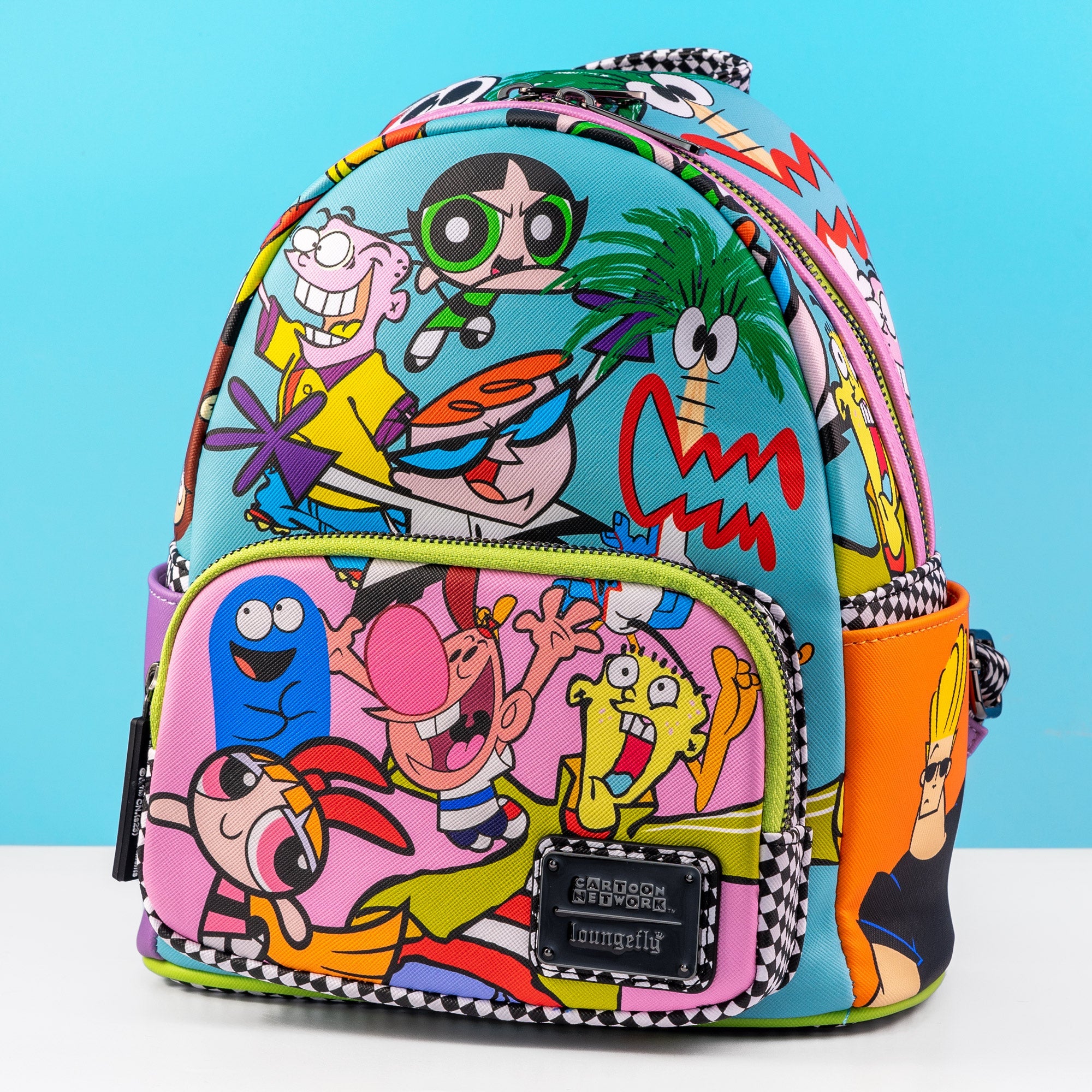 Loungefly x Cartoon Network Retro Collage Mini Backpack - GeekCore