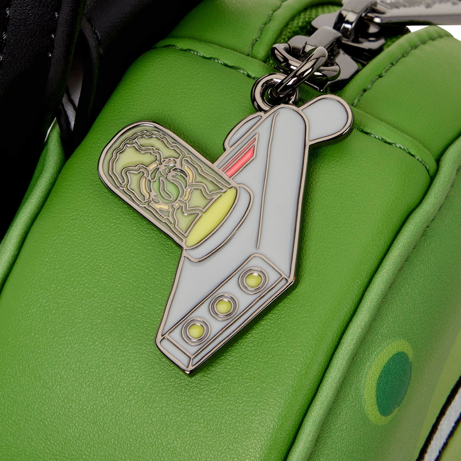 Loungefly x Cartoon Network Rick and Morty Pickle Rick Sling Crossbody Bag - GeekCore