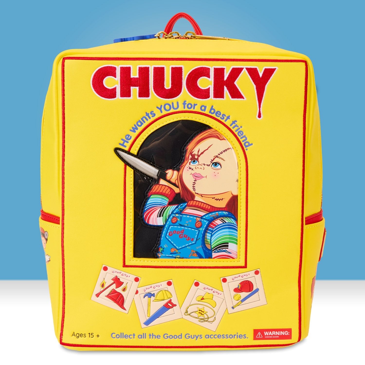 Loungefly x Childs Play Chucky Box Mini Backpack - GeekCore