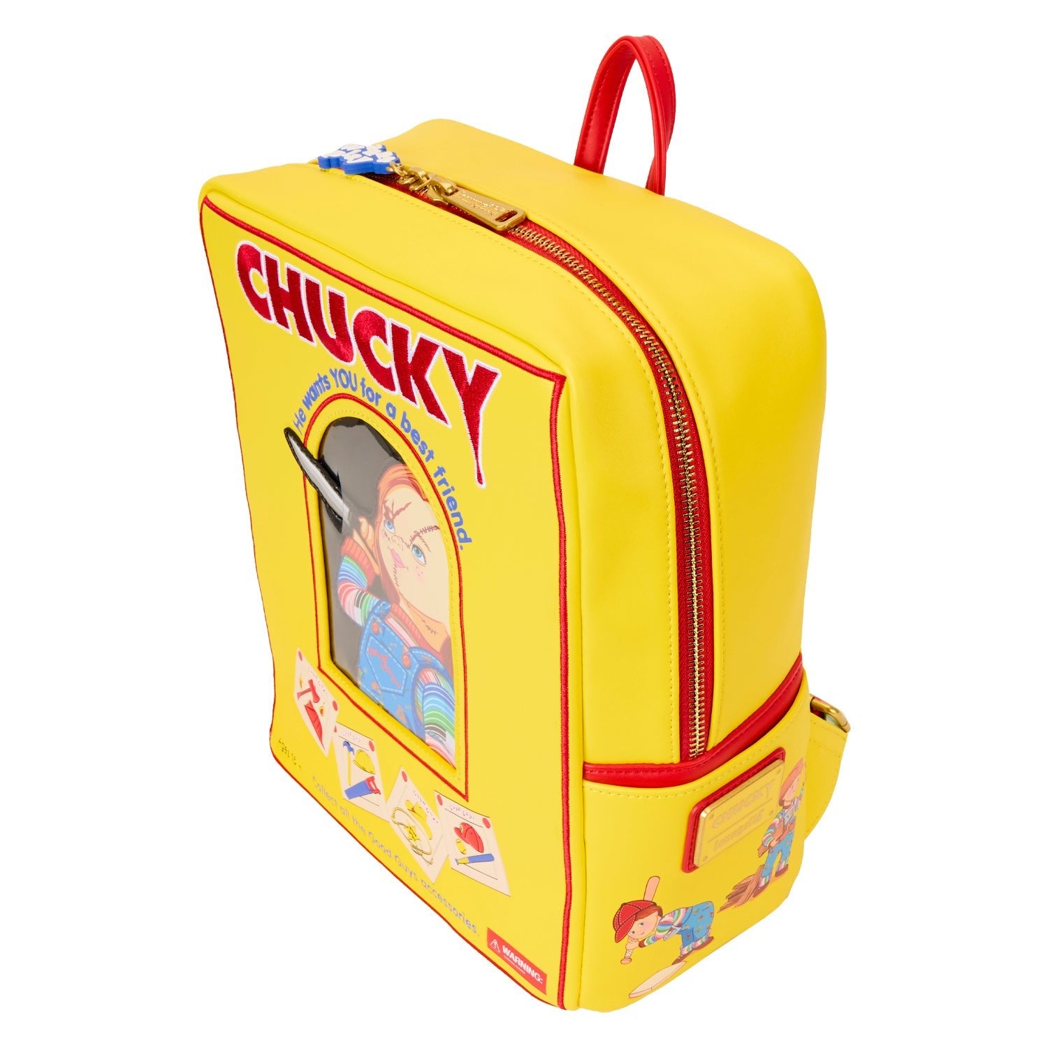 Loungefly x Childs Play Chucky Box Mini Backpack - GeekCore