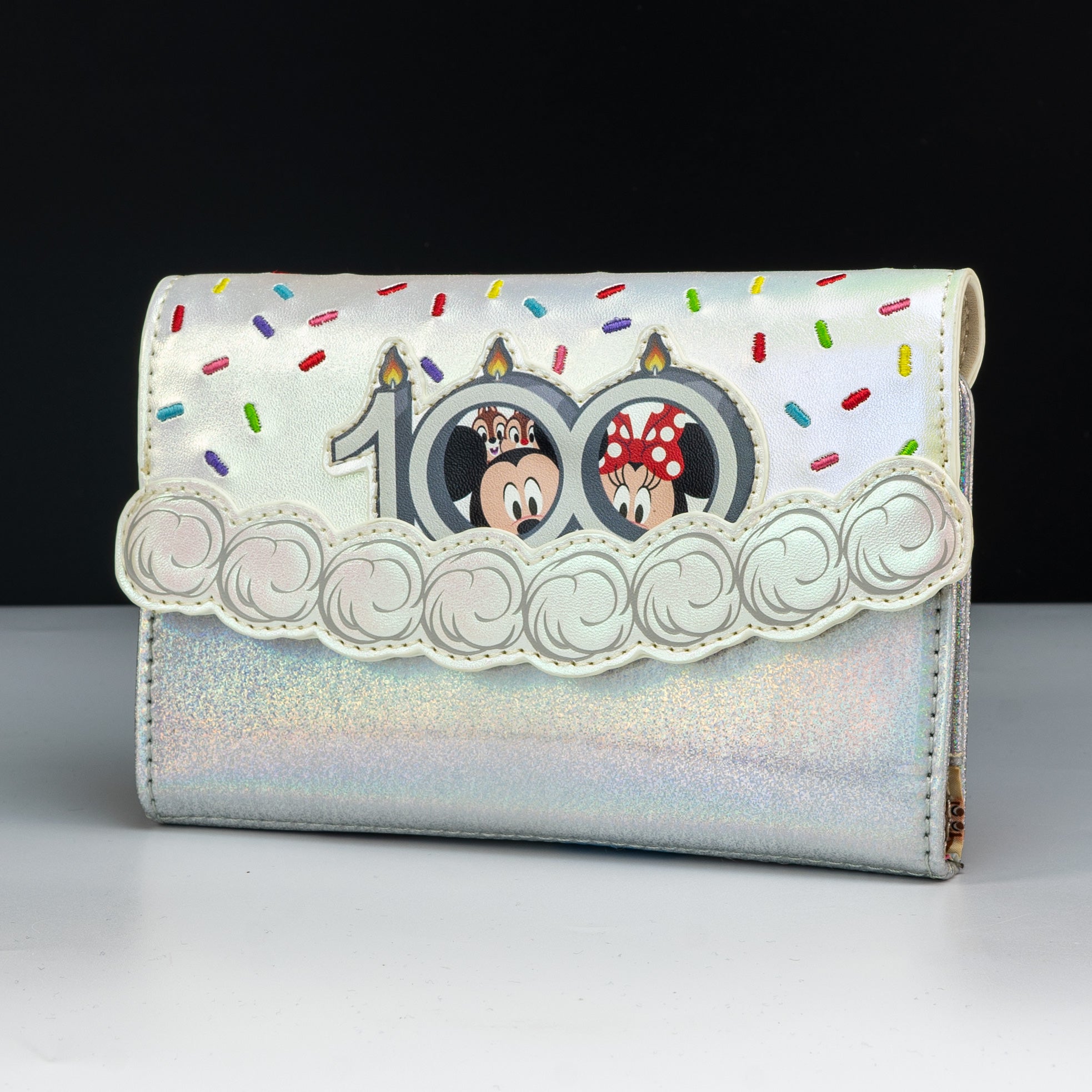 Loungefly x Disney 100th Celebration Cake Wallet - GeekCore