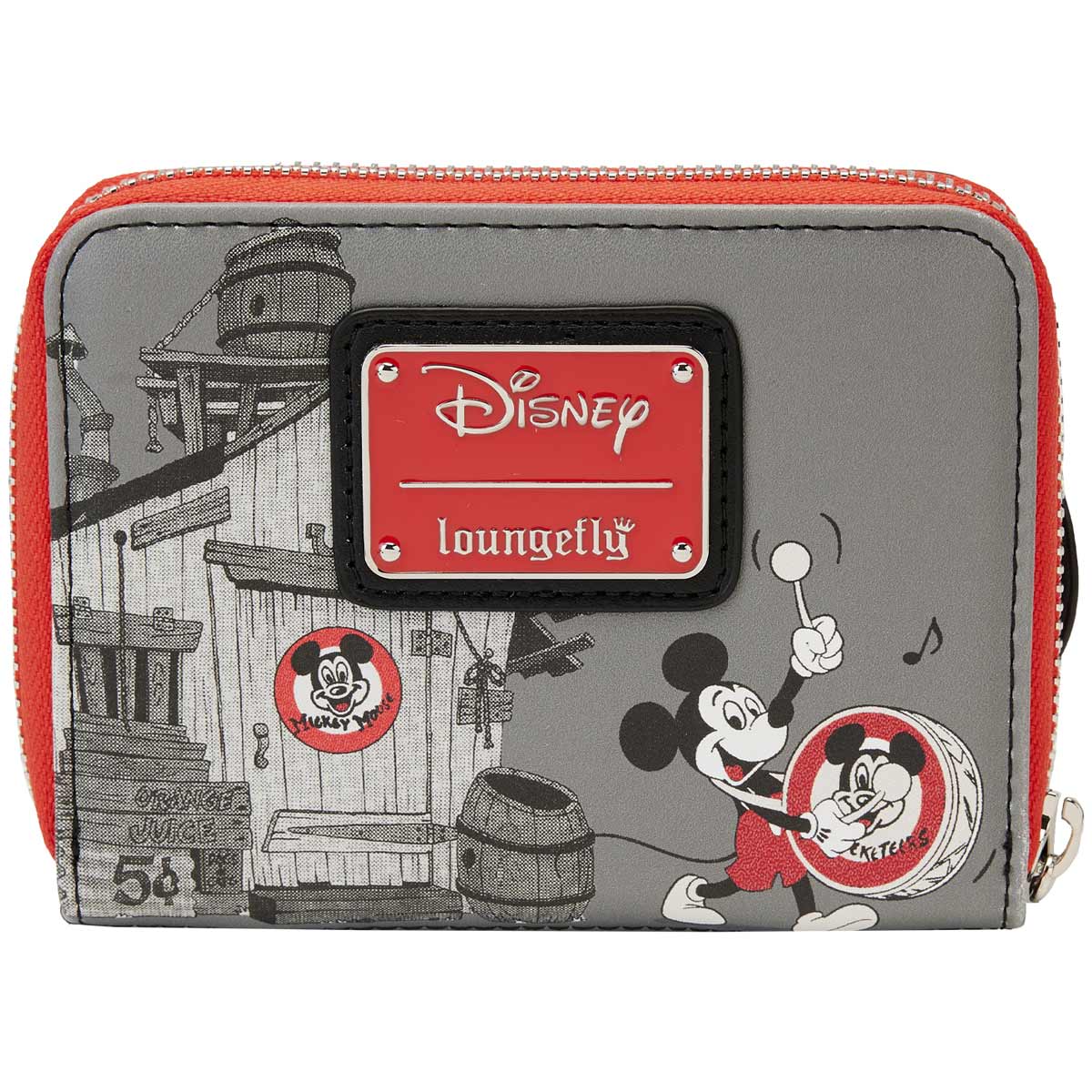 Loungefly x Disney 100th Mickey Mouse Club Zip Around Wallet - GeekCore