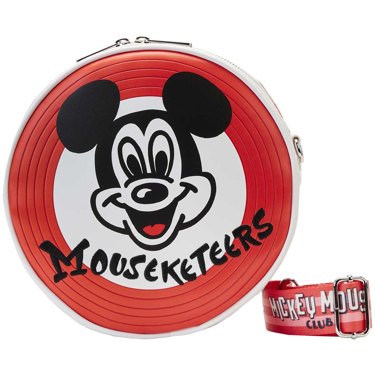 Loungefly x Disney 100th Mickey Mouseketeers Ear Holder Crossbody Bag - GeekCore