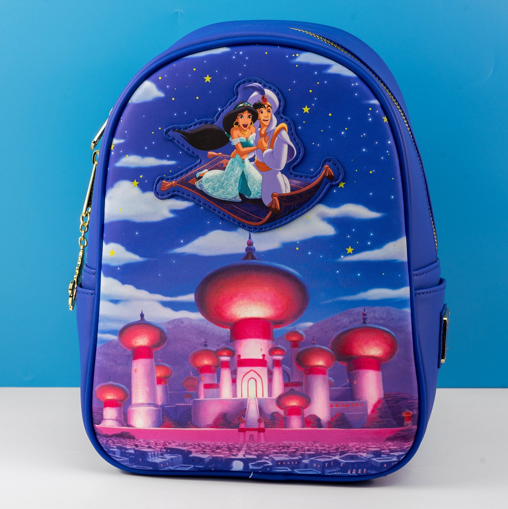 Loungefly x Disney Aladdin Agrabah Magic Carpet Ride Mini Backpack - GeekCore