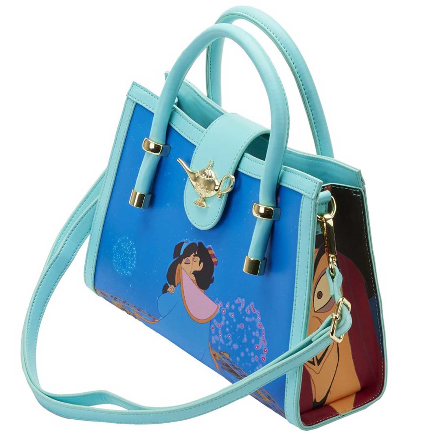 Loungefly x Disney Aladdin Scenes Crossbody Bag - GeekCore