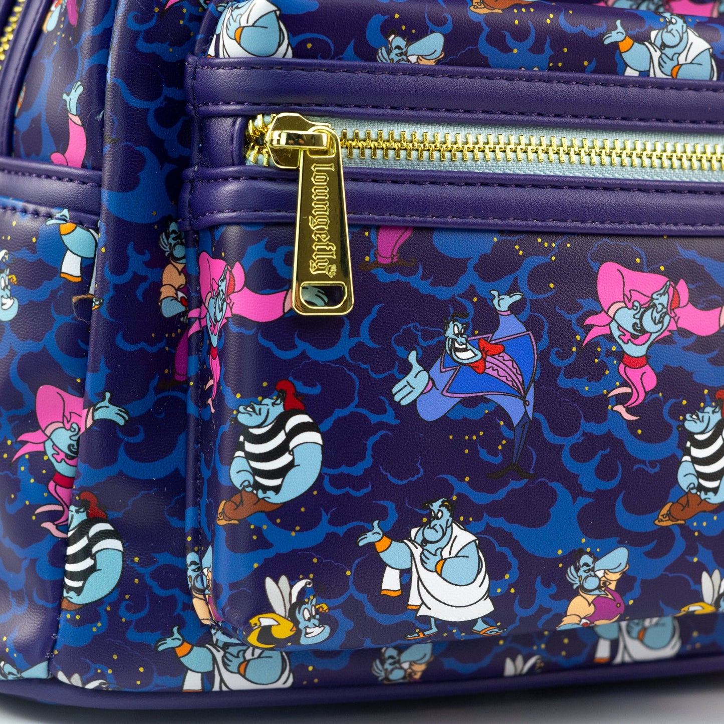 Loungefly x Disney Aladdin The Genie Transformations AOP Mini Backpack - GeekCore