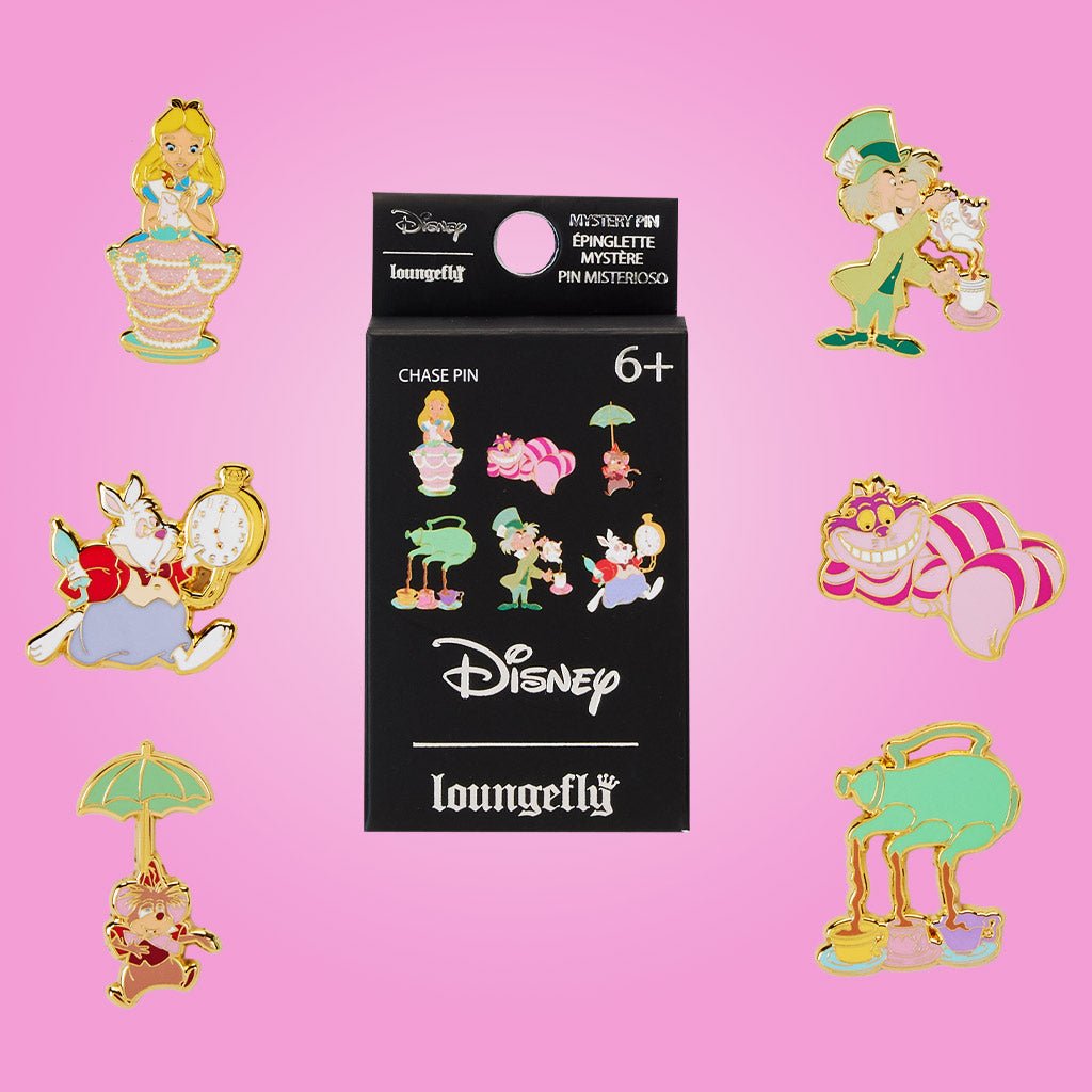 Loungefly x Disney Alice In Wonderland Blind Box Mystery Pin - GeekCore