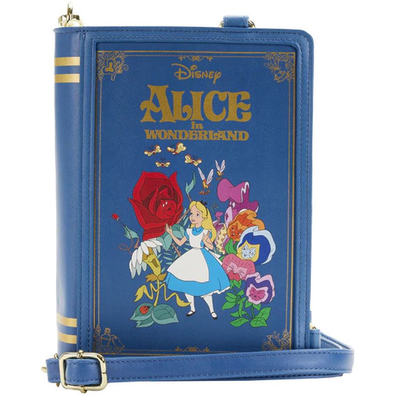 Loungefly x Disney Alice In Wonderland Book Convertible Crossbody - GeekCore