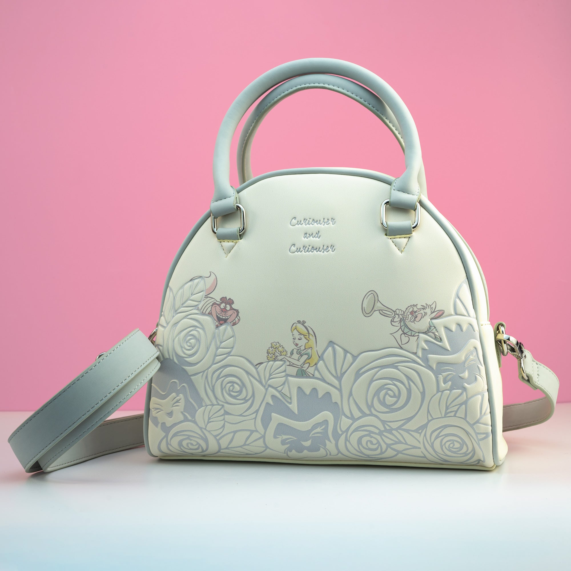 Loungefly x Disney Alice in Wonderland Floral Crossbody Bag - GeekCore