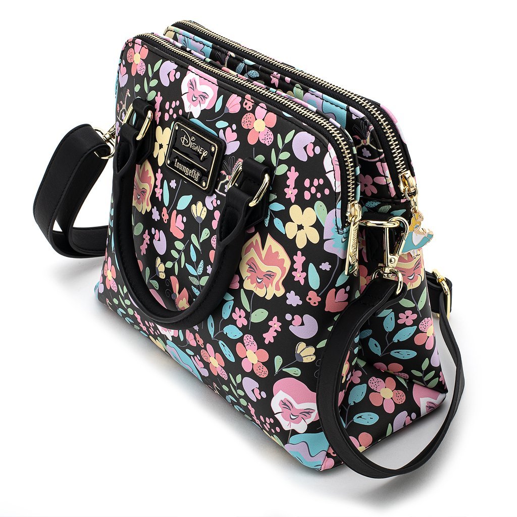 Loungefly X Disney Alice in Wonderland Flowers Cross Body Handbag - GeekCore