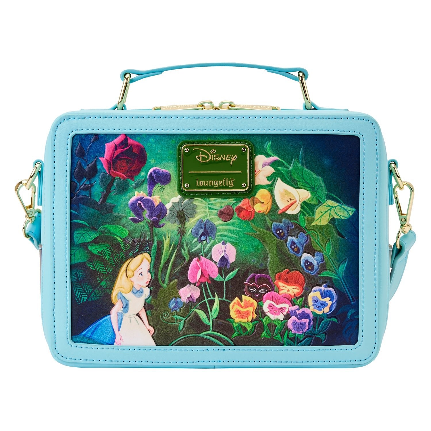 Loungefly x Disney Alice in Wonderland Lunchbox Crossbody Bag - GeekCore