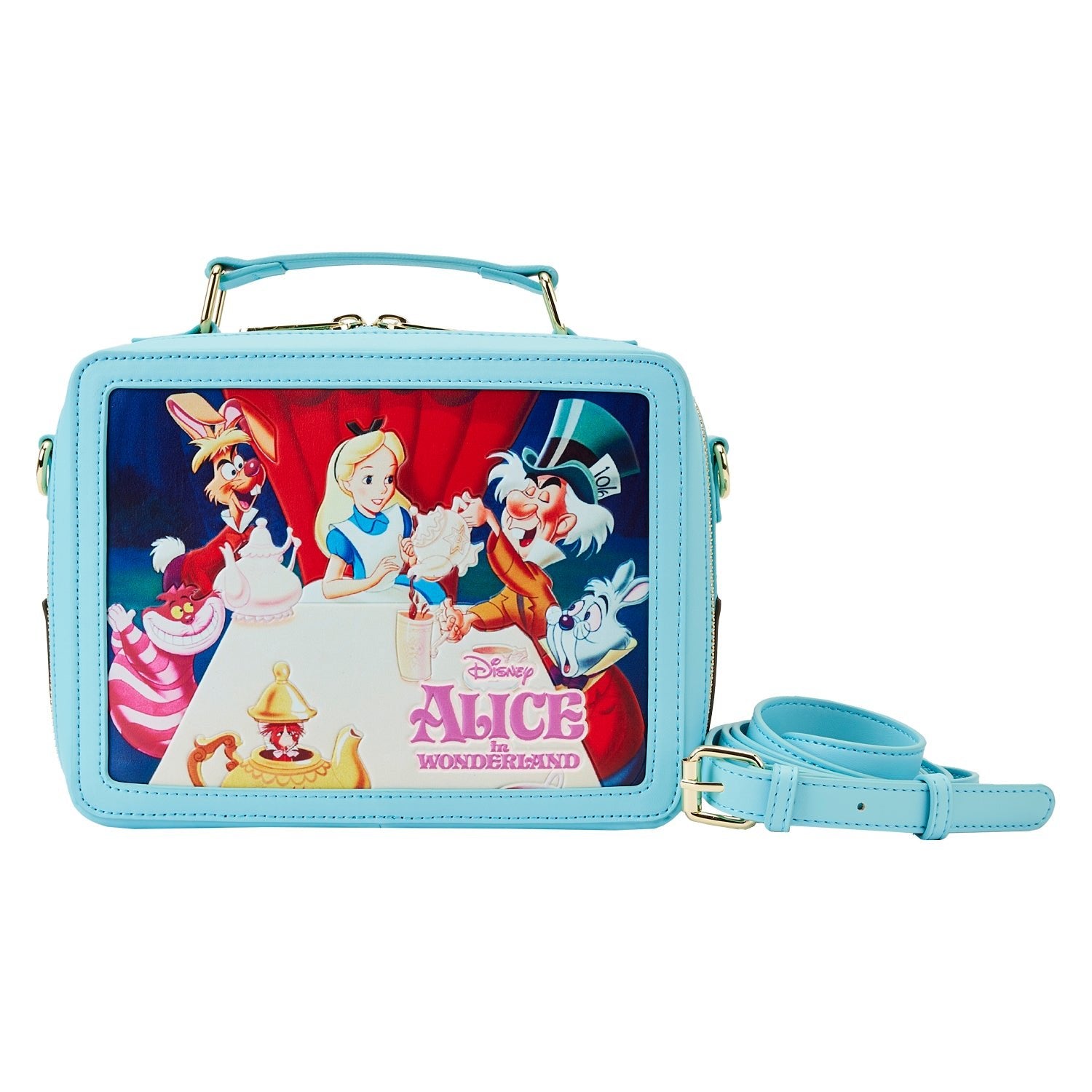 Loungefly x Disney Alice in Wonderland Lunchbox Crossbody Bag - GeekCore