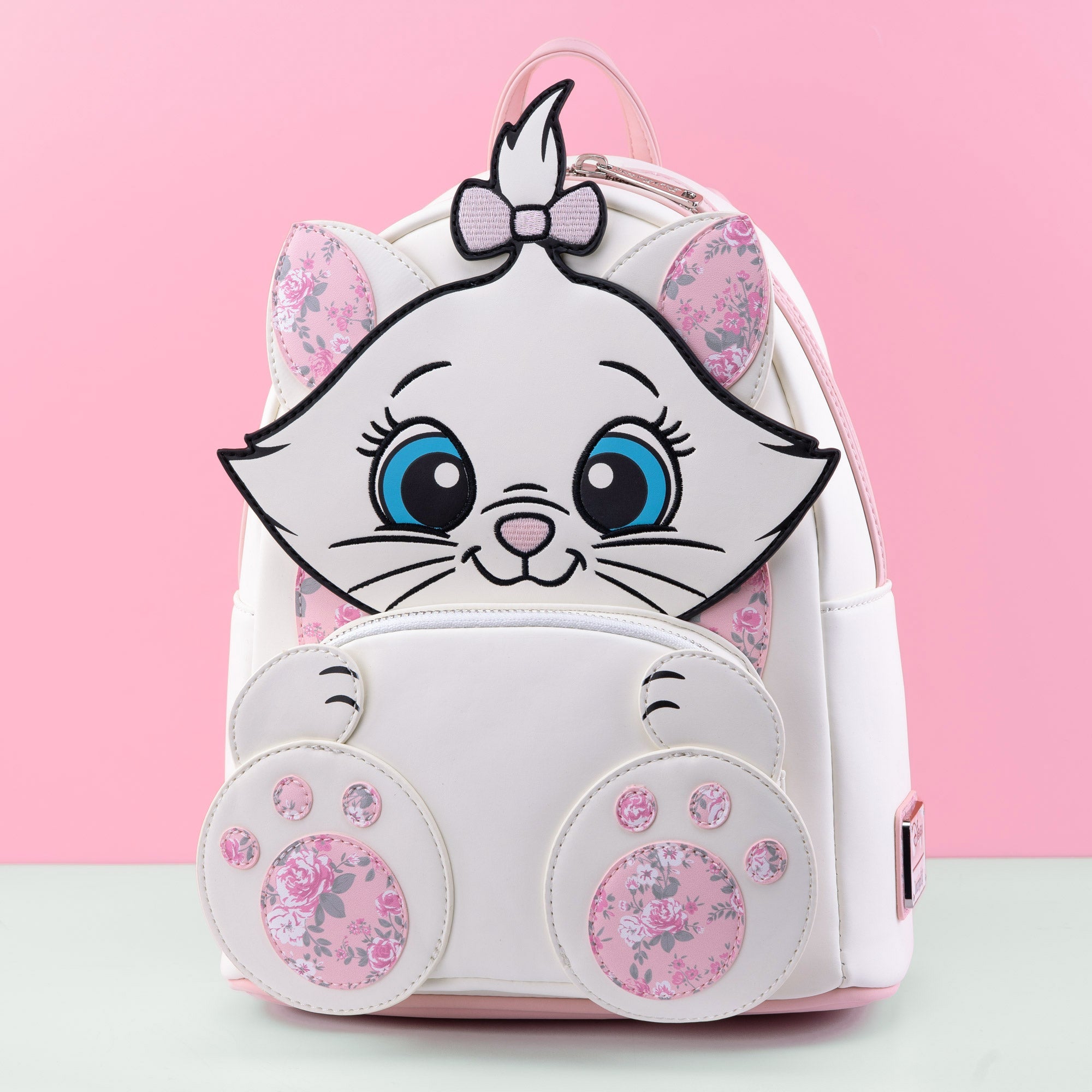 Loungefly x Disney Aristocats Marie Floral Footsy Mini Backpack - GeekCore