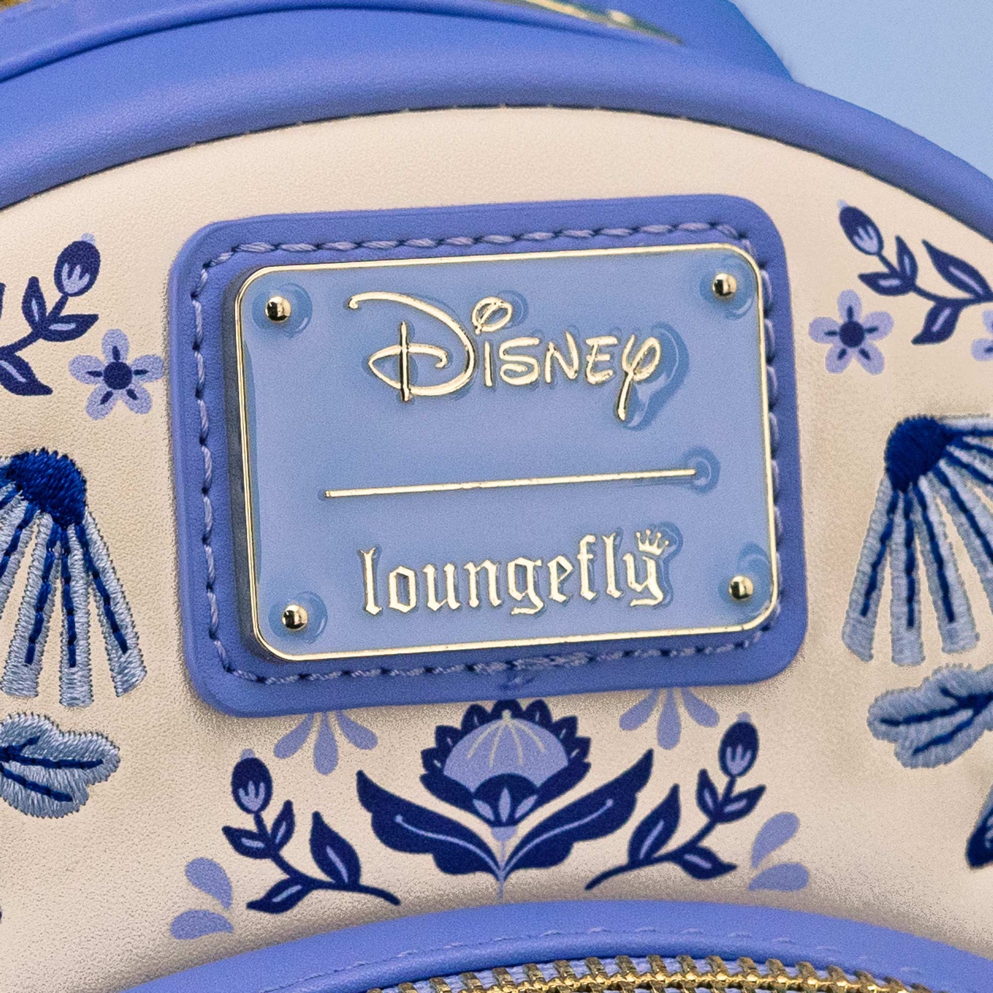 Loungefly x Disney Bambi Blue Floral Mini Backpack - GeekCore