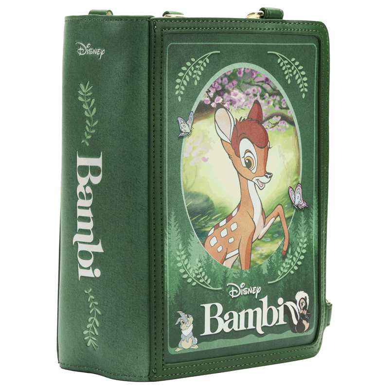 Loungefly x Disney Bambi Book Convertible Crossbody Bag - GeekCore
