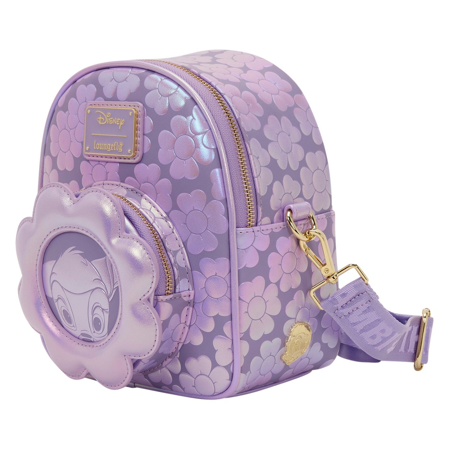 Loungefly x Disney Bambi Micro Convertible Mini Backpack & Crossbody Bag - GeekCore