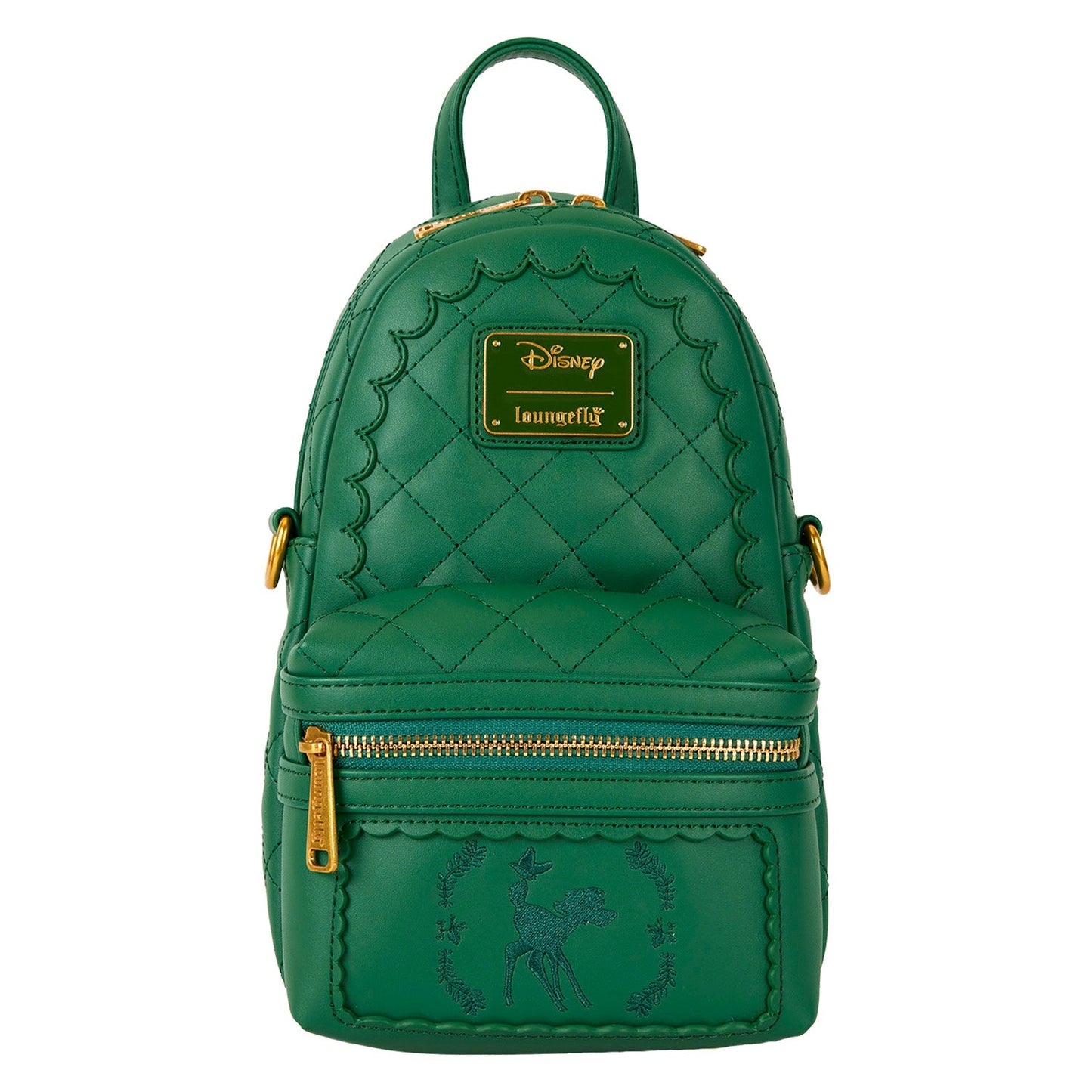 Loungefly x Disney Bambi Quilted Convertible Sling Bag - GeekCore